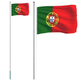 Lumarko Flaga Portugalii z masztem, 6,23 m, aluminium - Flagi i akcesoria - miniaturka - grafika 3