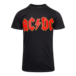 DC AC AC T-shirt męski czarny Logo (01) 01 XXL ACDCTSHIRT-01 - Koszulki męskie - miniaturka - grafika 1