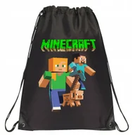 Torby szkolne - P205 PLECAK WOREK NA BUTY MINECRAFT DLA FANA GRA KOMPUTEROWA PREZENT - miniaturka - grafika 1
