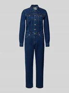 Kombinezony - Kombinezon taliowany z mieszanki bawełny model ‘VALA’ - miniaturka - grafika 1