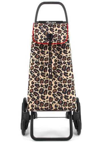 Wózek na zakupy Rolser I-Max Wild 6 - camel