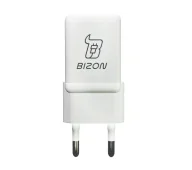 Ładowarki do telefonów - Bizon VT-25B GaN3 USB-C USB-A PD QC4.0 25W Biały - miniaturka - grafika 1