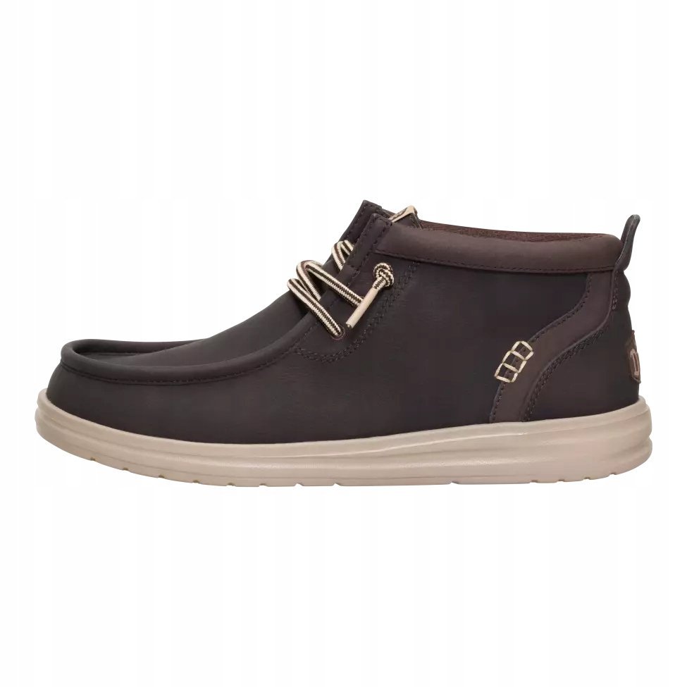 HeyDude Męskie Wysokie Mokasyny Buty Półbuty Wsuwane Wally Grip Classic 40