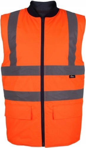 Kamizelka dwustronna ocieplana odblaskowa / 2XL