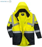 Odzież robocza - PORTWEST S760 DWUKOLOROWA KURTKA OSTRZEGAWCZA ODDYCHAJĄCA; ŻÓŁTY/GRANATOWY - miniaturka - grafika 1