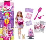 Lalki dla dziewczynek - „Barbie Party Unboxed Reveal“ siurprizų rinkinys - šviesiaplaukė lėlė - miniaturka - grafika 1