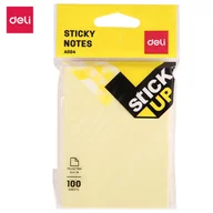 Gadżety  do biura - Notes samoprzylepny organizer Deli A00452 76mm*101mm 100 kartek żółte - miniaturka - grafika 1