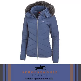 Schockemohle Kurtka damska VICKY.SP AW21 - jeans blue - Kurtki jeździeckie - miniaturka - grafika 1