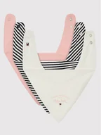 Śliniaki i fartuszki - Tommy Hilfiger Komplet 3 śliniaków Baby Bibdana KN0KN01480 Kolorowy - miniaturka - grafika 1