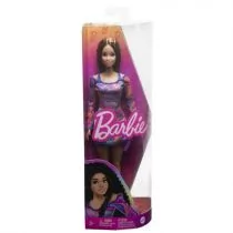 Barbie Fashionistas lalka z karbowanymi włosami i piegami Mattel - Lalki dla dziewczynek - miniaturka - grafika 1