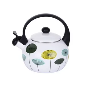 Czajnik imbryk emaliowany z gwizdkiem automat 2L - Czajniki na gaz - miniaturka - grafika 1