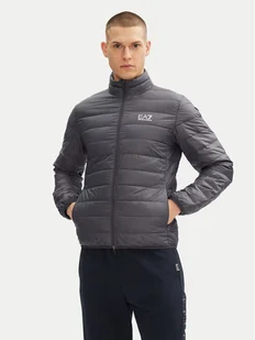 EA7 Emporio Armani Kurtka puchowa 8NPB23 PNGPZ U8115 Szary Regular Fit - Kurtki męskie - miniaturka - grafika 1