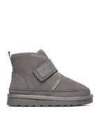 Buty dla dziewczynek - Badura Kozaki EO-HY669016S-2 (III)DZ Szary - miniaturka - grafika 1