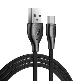 Remax Lesu Pro kabel przewód USB - USB Typ C 480 Mbps 2,1 A 1 m czarny (RC-160a black) - Kable USB - miniaturka - grafika 1