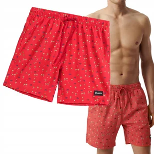 SZORTY KĄPIELOWE męskie kąpielówki nieuciskające wiązanie Atlantic *S - Kąpielówki męskie - miniaturka - grafika 1