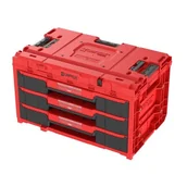 Skrzynki i torby narzędziowe - Skrzynka narzędziowa QBRICK One Drawer 3 Toolbox 2.0 Red Ultra HD - miniaturka - grafika 1