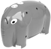 Inhalatory i akcesoria - Inhalator tłokowy dla dzieci DEPAN Słoń szary - miniaturka - grafika 1