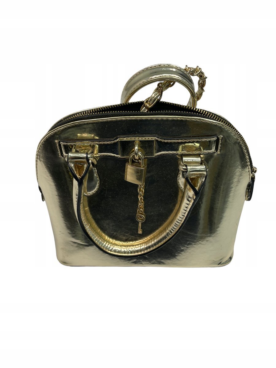 Mała złota elegancka torebka damska pasek ALDO