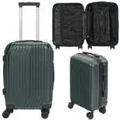 Torby podróżne - Walizka Artnico 34l 55x40x20cm kabinowa c. zielona - miniaturka - grafika 1