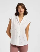 Koszulki i topy damskie - DAMSKA KOSZULA LEE CAP SLEEVE SHIRT GROVE FLORAL 112363630 - Lee - miniaturka - grafika 1
