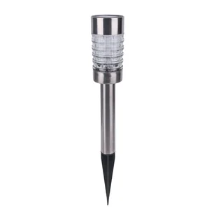 Inspire Lampa solarna wbijana Glass srebrna IP44 LED - Lampy ogrodowe - miniaturka - grafika 1