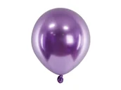 Balony i akcesoria - PartyDeco Balony Glossy 12 cm, fiolet (1 op. / 50 szt.) CHB1-5-014-50 [17388072] - miniaturka - grafika 1