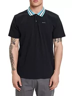 Koszule męskie - ESPRIT Męska koszula polo, 0033EE2K313, rozmiar L, 003/Black 3, L - miniaturka - grafika 1