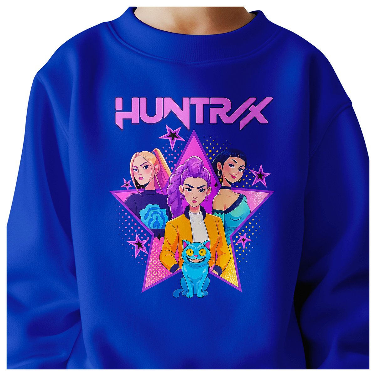 BLUZA DZIECIĘCA KPOP DEMON HUNTERS HUNTRIX 110-116 BAWEŁNIANA JAKOŚĆ