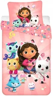 Pościel dla dzieci - Koci Domek Gabi Pościel Bawełniana 140x200 Dziecka Dziecięca Kot Oryginalna - miniaturka - grafika 1
