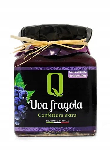 Dżem Extra Quattrociocchi - Winogrona Concord - 350g
