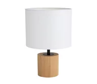 Lampy stojące - Spot-Light DO708191174 - Lampa stołowa KRETA 1xE27/25W/230V sosna/biały - miniaturka - grafika 1