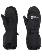 Rękawiczki - Jack Wolfskin Unisex dziecięce rękawiczki zimowe 2 l, czarne, 152 - miniaturka - grafika 1