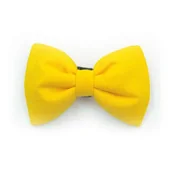 Ubranka dla psów - Żółta Kokarda dla psa Mucha, Muszka ozdoba Dino - miniaturka - grafika 1