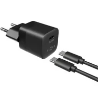 Ładowarki do telefonów - Ładowarka sieciowa FIXED Mini 1xUSB-C PD 30W + USB-C kabel 1m (FIXC30M-CC-BK) Czarna - miniaturka - grafika 1