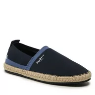 Espadryle męskie - Espadryle Pepe Jeans Tourist Camp Knit PMS10313 Navy 595 - miniaturka - grafika 1