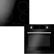Zestawy AGD - Zestaw AGD do zabudowy Amica Piekarnik EB7541DB + Płyta ceramiczna PC6400ZH - miniaturka - grafika 1