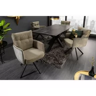 Krzesła - Invicta Krzesło Geo zielony 40169 - miniaturka - grafika 1