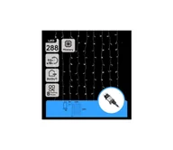 Lampy ogrodowe - Aigostar - LED zewnętrzny łańcuch świąteczny 288xLED/3,6W/230V 1,5x1,8m IP44 zimne białe światło - miniaturka - grafika 1