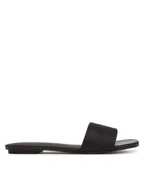 Klapki i japonki damskie - Calvin Klein Klapki Flat Slide Jacq HW0HW02389 Czarny - miniaturka - grafika 1