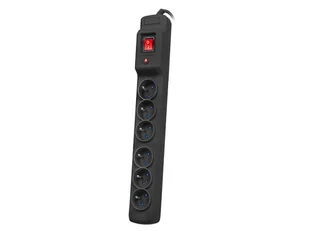 Armac Listwa przeciwprzepięciowa Multi M6 10m czarna 6 gniazd (M6/100/CZ) - Listwy zasilające - miniaturka - grafika 2