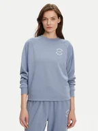 Bluzy damskie - Tommy Hilfiger Bluza UW0UW05792 Niebieski Regular Fit - miniaturka - grafika 1