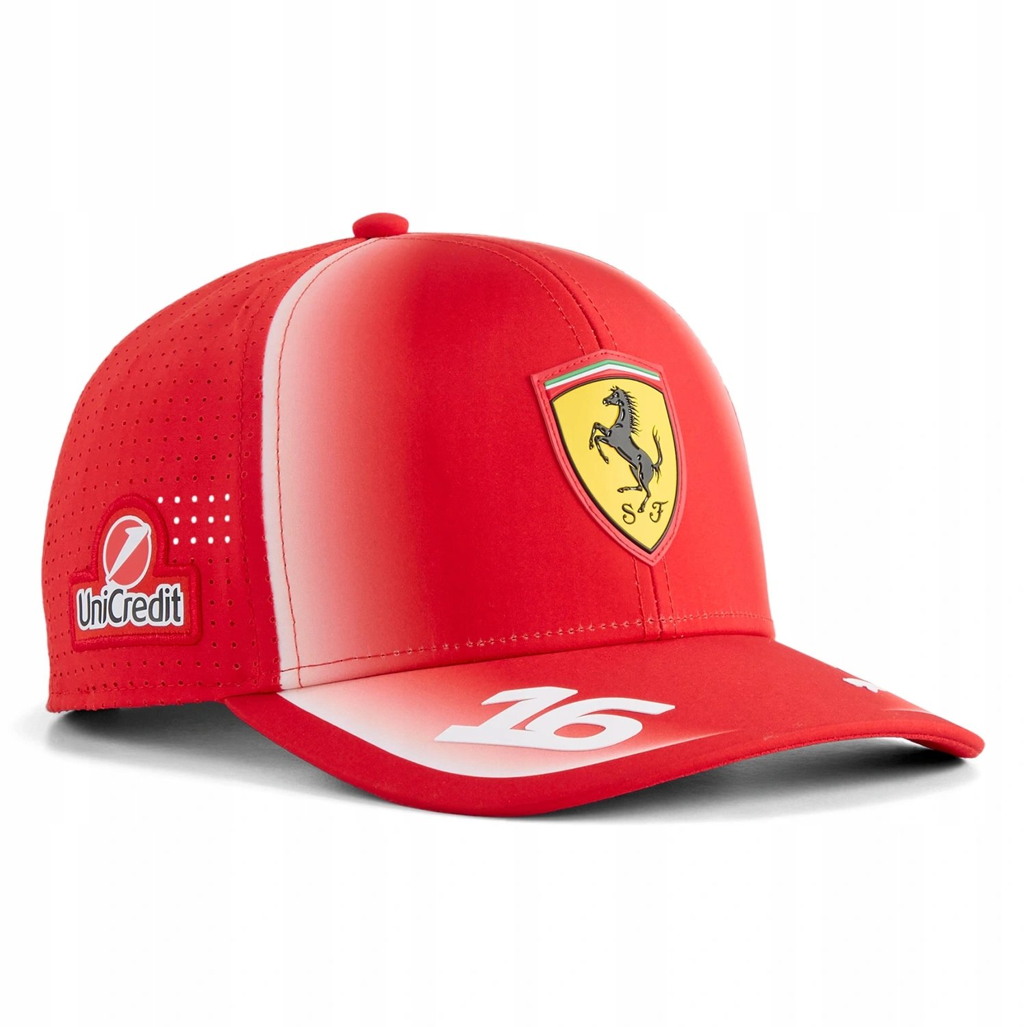 Czapka dziecięca Scuderia Ferrari F1 2026 Charles Leclerc Czerwona