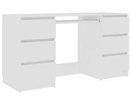 Biurka - Elior Minimalistyczne biurko białe Z7-K07 - miniaturka - grafika 1