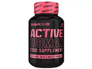 BioTech USA Active Woman 60tabs - Witaminy i minerały dla sportowców - miniaturka - grafika 1