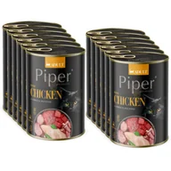 Mokra karma dla kotów - DOLINA NOTECI Piper dla kota z kurczakiem 12x400g - miniaturka - grafika 1