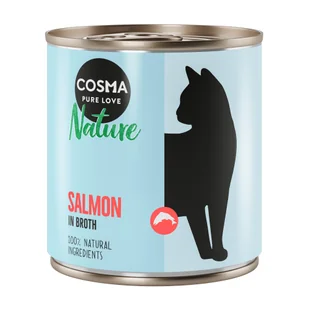 Cosma Nature 12 x 280 g Łosoś - Mokra karma dla kotów - miniaturka - grafika 3