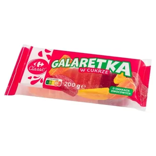Carrefour Classic Galaretka w cukrze o smakach owocowych 200 g - Inne słodycze - miniaturka - grafika 1