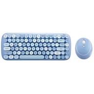 Zestawy myszka + klawiatura - Bezprzewodowy zestaw klawiatura + myszka MOFII Candy 2.4G (niebieski) - miniaturka - grafika 1