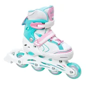 Rolki - Rolki Regulowane RAVEN Lia 34-37 Kółko LED - miniaturka - grafika 1