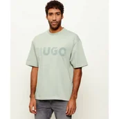 Koszulki męskie - HUGO T-shirt Dinkee | Oversize fit - miniaturka - grafika 1